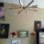 Artwork / Choice of way. Heart or calculation / handmade, hanging wooden arrow