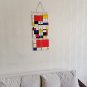 Geometric Art - Mondrian Wall Hanger - Modern Concept Decoration - Plywood Decor