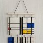 Wall hanging - Mondrian - Wall Art multi - Geometric Art - Plywood Decor - Abstract - Geometric