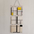 Wall hanging - Colourful Geometric Plywood - Wall Art multi - Geometric Art - Mondrian Wall Hanger