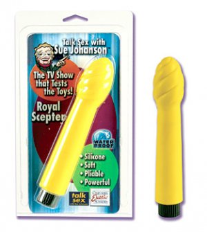 Sue Johanson Royal Scepter Waterproof Silicone Massager Vibrator