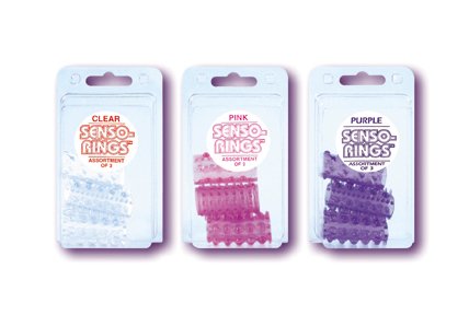 Senso Rings - 3 Pack - Pink