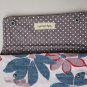 TonTubTim Pencil/ makeup brush case: Flowers