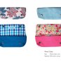 TonTubTim Pencil/ makeup brush case: Flowers