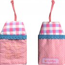 TonTubTim Home Sweet Home Key Holder / Key Fob (size s): Light Pink