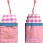 TonTubTim Home Sweet Home Key Holder / Key Fob (size s): Light Pink