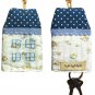 TonTubTim Home Sweet Home Key Holder / Key Fob (size s): Yellow