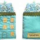 TonTubTim Home Sweet Home Key Holder / Key Fob (size L): Green