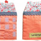 TonTubTim Home Sweet Home Key Holder / Key Fob (size L): Orange
