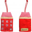 TonTubTim Home Sweet Home Key Holder / Key Fob (size L): Red