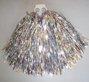 cheerleading pom pom custom color 1 pair 10"