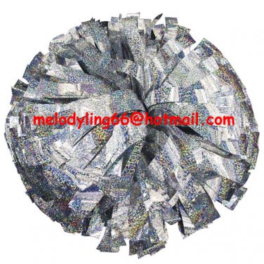 cheerleading pom pom 3/4*6" pom custom color baton dual-head on pair poms
