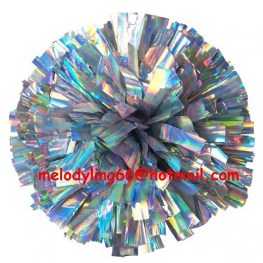 cheerleading pom pom 3/4*6" pom custom color baton dual-head on pair poms