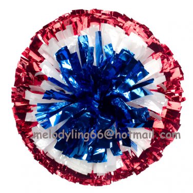cheerleading pom pom 3/4*6" pom custom color baton dual-head on pair poms