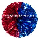 cheerleading pom pom 3/4*6" pom custom color baton dual-head on pair poms