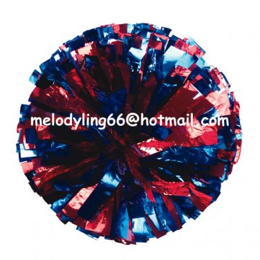 cheerleading pom pom 3/4*6" pom custom color baton dual-head on pair poms