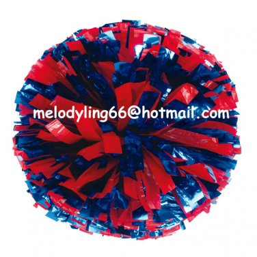 cheerleading pom pom 3/4*6" pom custom color baton dual-head on pair poms