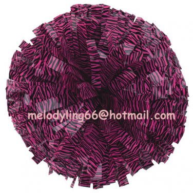 cheerleading pom pom 3/4*6" pom custom color baton dual-head on pair poms