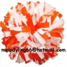 cheerleading pom pom 3/4*6" pom custom color baton dual-head on pair poms