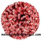 cheerleading pom pom 3/4*6" pom custom color baton dual-head on pair poms
