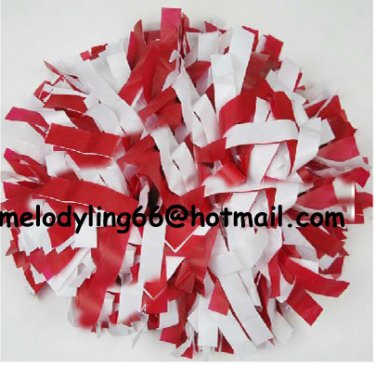 cheerleading pom pom 3/4*6" pom custom color baton dual-head on pair poms