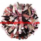 cheerleading pom pom 3/4*6" pom custom color baton dual-head on pair poms