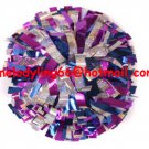 cheerleading pom pom 3/4*6" pom custom color baton dual-head on pair poms