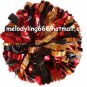 cheerleading pom pom 3/4*6" pom custom color baton dual-head on pair poms