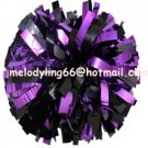 cheerleading pom pom 3/4*6" pom custom color baton dual-head on pair poms