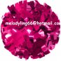 cheerleading pom pom 3/4*6" pom custom color baton dual-head on pair poms