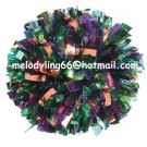 cheerleading pom pom 3/4*6" pom custom color baton dual-head on pair poms
