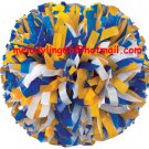 cheerleading pom pom 3/4*6" pom custom color baton dual-head on pair poms