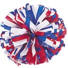 cheerleading pom pom 3/4*6" pom custom color baton dual-head on pair poms