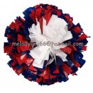 cheerleading pom pom 3/4*6" pom custom color baton dual-head on pair poms