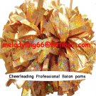 cheerleading pom pom 3/4*6" pom custom color baton dual-head on pair poms