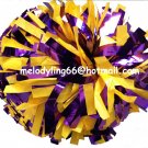 cheerleading pom pom 3/4*6" pom custom color baton dual-head on pair poms