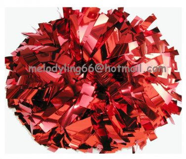 cheerleading pom pom 3/4*6" pom custom color baton dual-head on pair poms