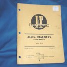 Vintage tractor manual: Allis - Chalmers Series 170  I & T Shop  AC-24