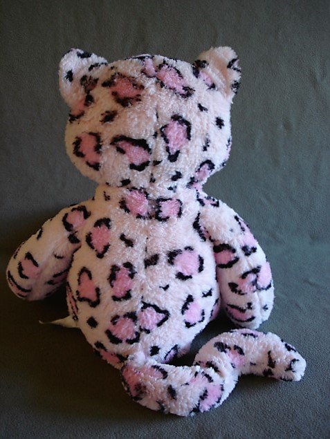 build a bear pink leopard