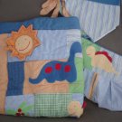 N85 Infant Baby Nursery Bedding Set NoJo Baby Dinosaurs 3 Pieces