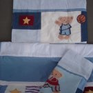 N109 Infant Baby Nursery Bedding KidsLine 3 Pieces Teddy Bears Sports
