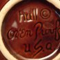 Hull Brown Drip Ball Pitcher Hull Copyright Oven Proof USA