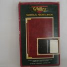 Address Telephone Book Whitley Portfolio NEW