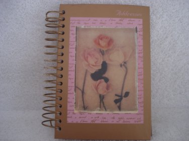 Address Telephone Directory Book Tri Coastal Design Roses