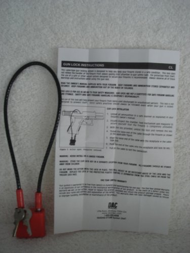 Gun Lock DAC Technologies NEW Cable Type
