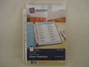 Organizer Refill Avery Sheet Protectors NEW Fits 3 or 7 ring binders