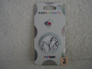 PopSockets PopGrip Dove White Marble NEW