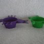 Baking Muffin Liners Silicone 2 Pieces Ladybug & Turtle