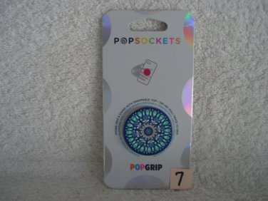 PopSockets PopGrip Butterfly Mandala Teal NEW