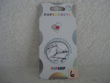 PopSockets PopGrip Dove White Marble NEW